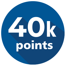 40,000 points