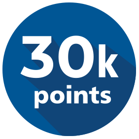 30,000 points