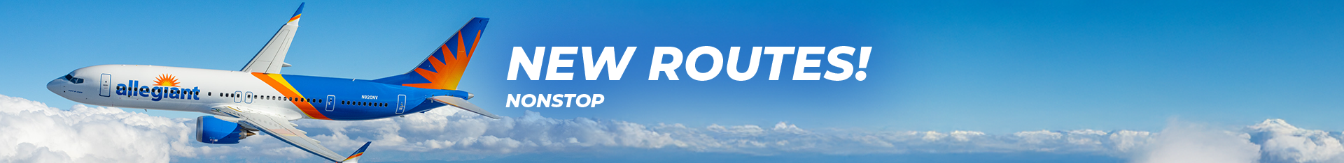 New routes! Nonstop.