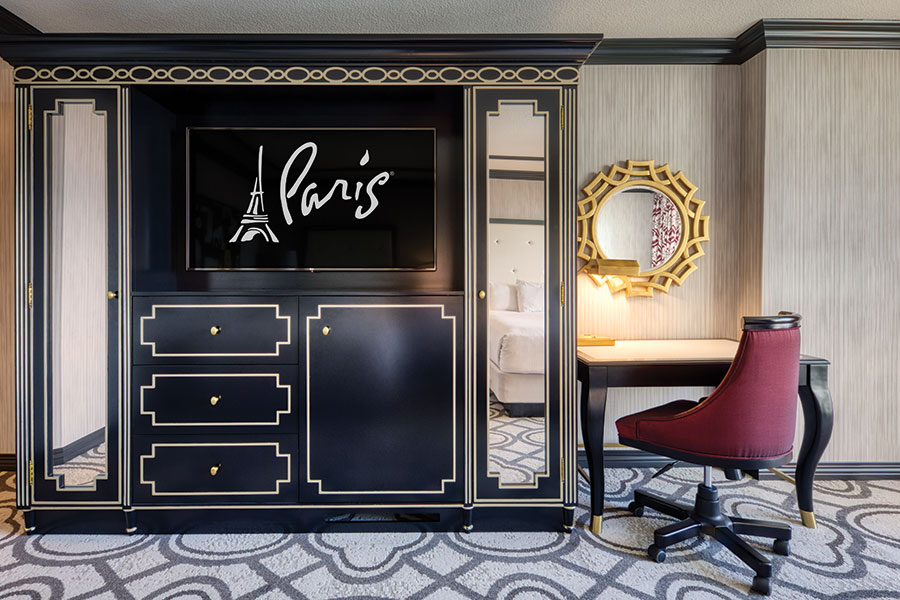 Guest Room - TV Cabinet and Desk Area