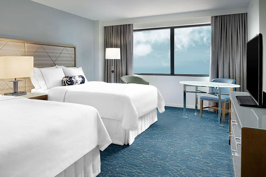 Guest Room with Two Queen Beds