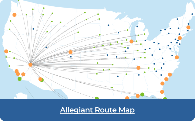 Allegiant Route Map