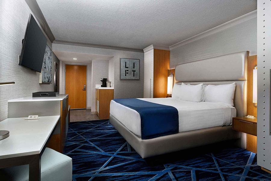 Newly Renovated Elevate Room with King Bed