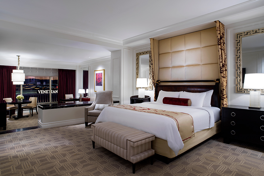Luxury Suite with King Bed and Strip View