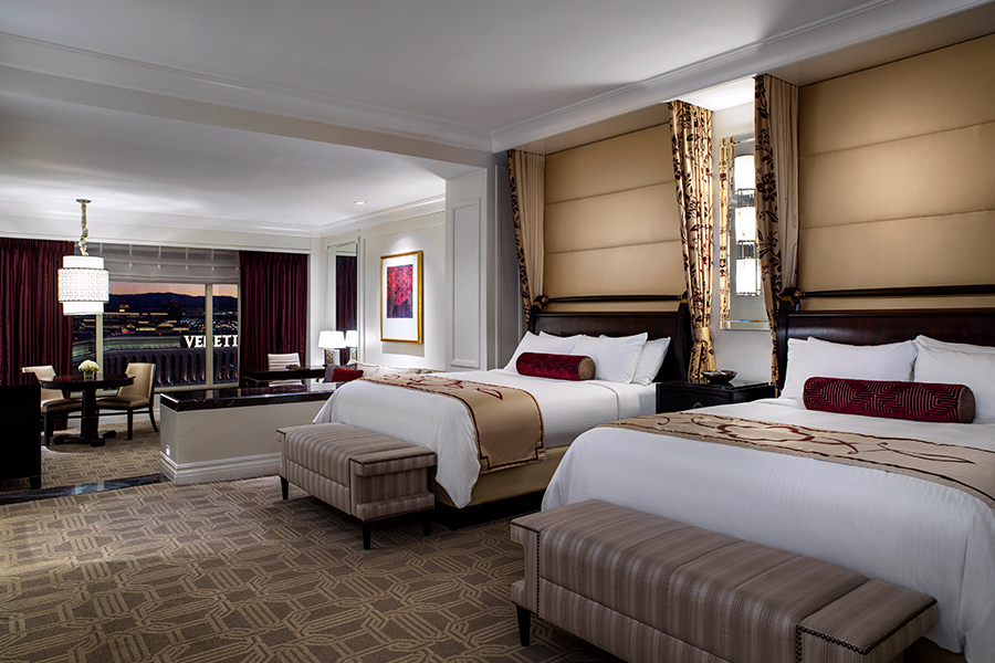 Luxury Suite with Two Queen Beds and Strip View