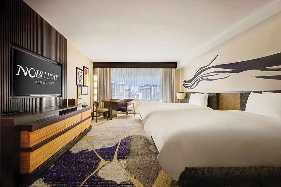 Strip View Room with Two Queen Beds