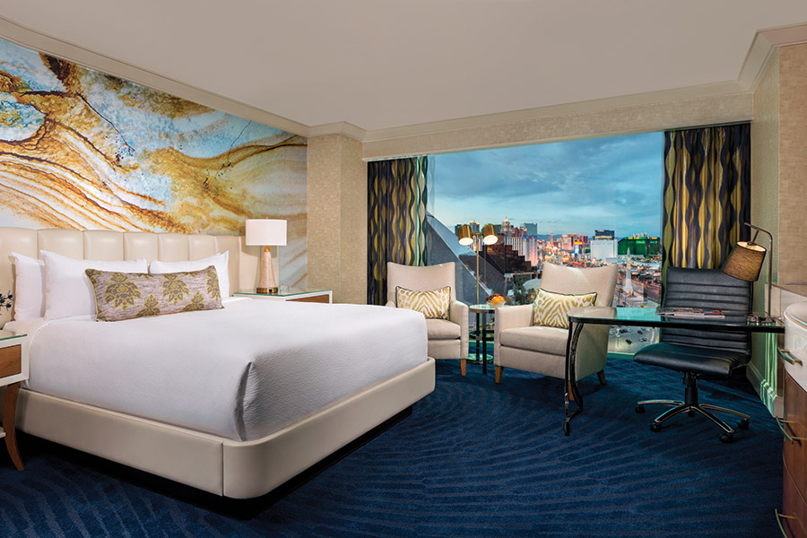 Resort Room with King Bed and Strip View