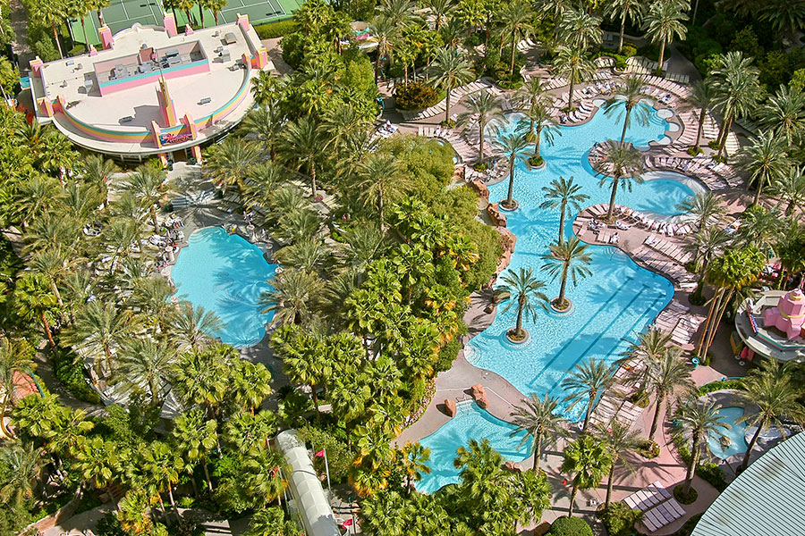 Pool Aerial View