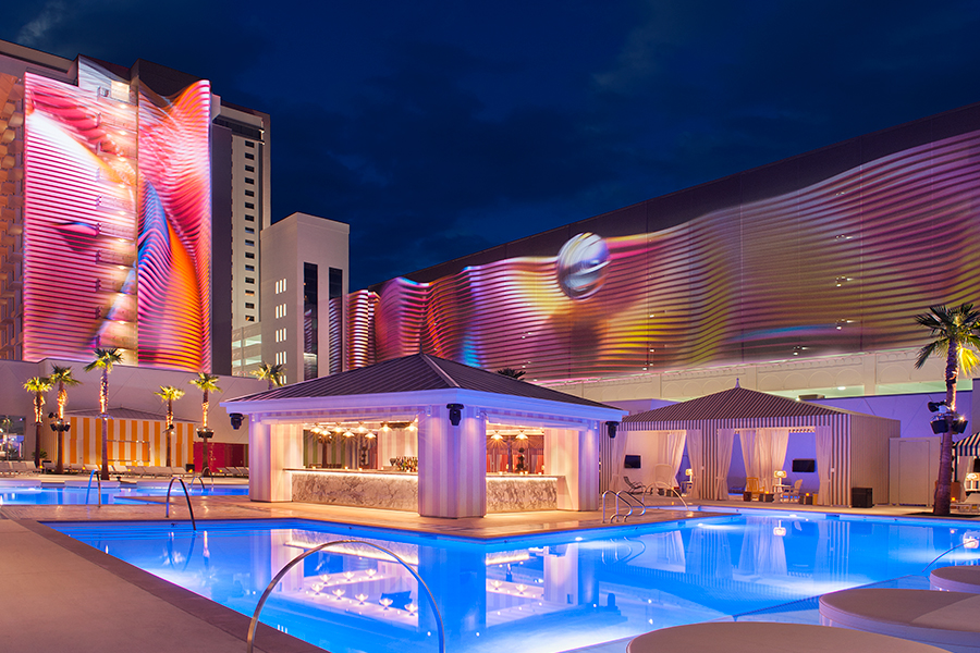 Foxtail Pool at Night